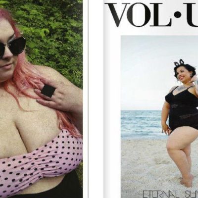 Shawna of Chubby Cartwheels Wears Ready to Stare in Vol Up 2 Magazine