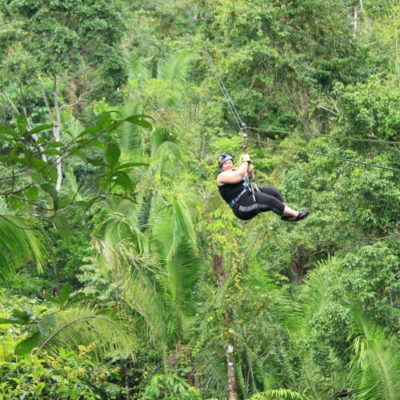 My Experience Ziplining While Fat in Belize