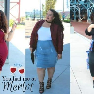 Plus Size Fall Fashion Trend Watch: Wine-Colored Apparel & Accessories