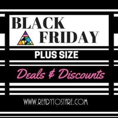 Black Friday Plus Size Deals and Discounts 2016
