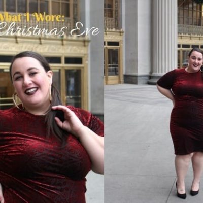 Plus Size Dress: What I Wore on Christmas Eve