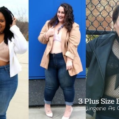 Three Plus Size Bloggers Tackle Lingerie As Outerwear