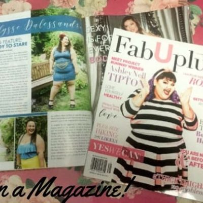 My Plus Size Blogger Feature in FabUplus Magazine!