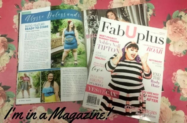 My Plus Size Blogger Feature in FabUplus Magazine!