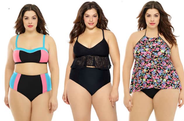 Shop Plus Size Swimsuits for Women Sizes 12 to 26