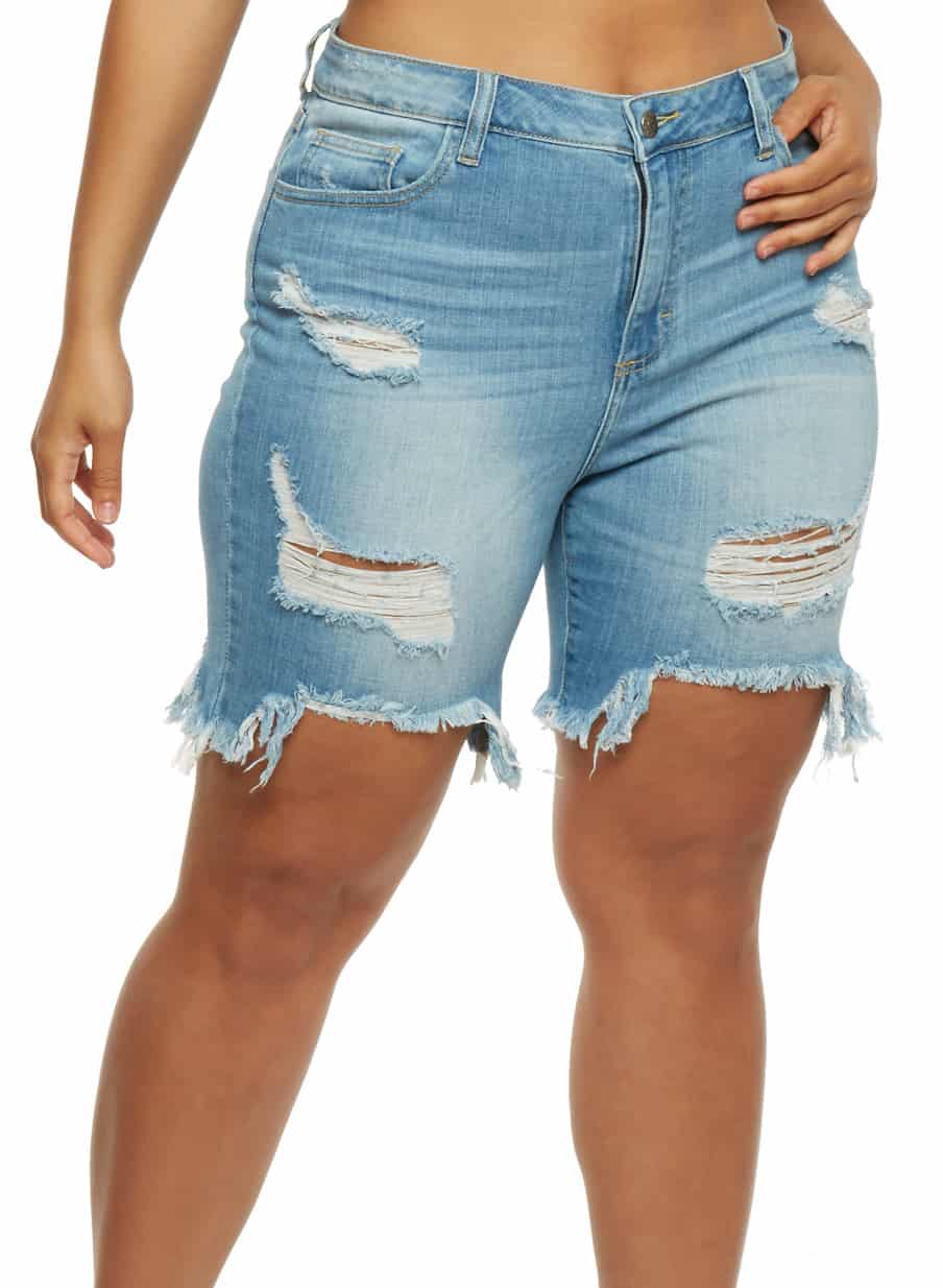 Budget-Friendly Plus Size Shorts - Ready To Stare