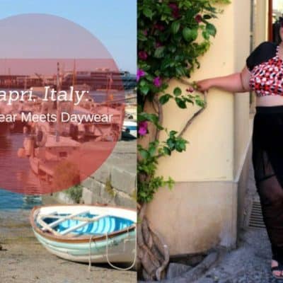 Plus Size Swimwear Meets Daywear in Capri, Italy