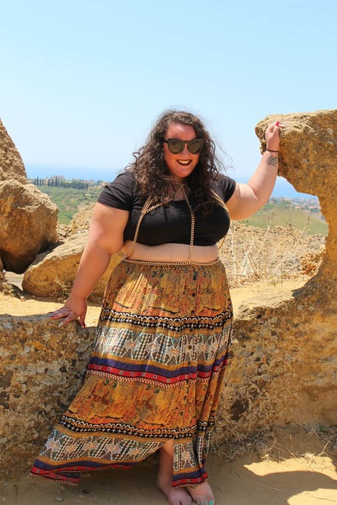 Plus Size Travel Sicily - Valley of the Temples