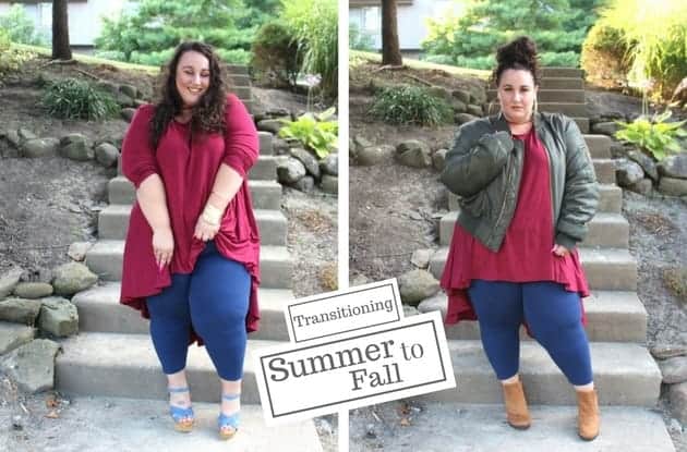 Transitioning Summer Plus Size Fashion for Fall