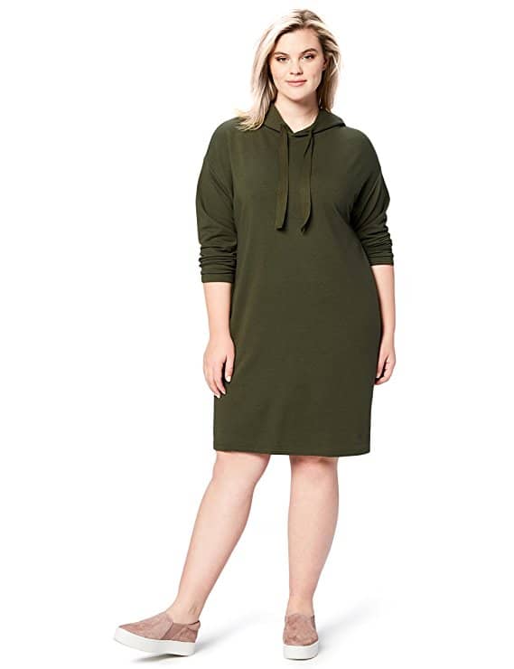 NEW Extended Size Budget-Friendly Plus Size Clothing Basics - Hoodie Dress