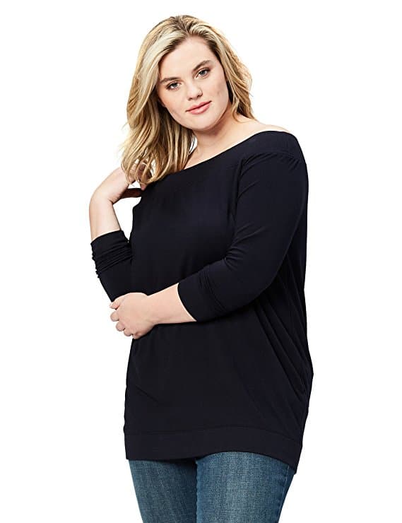 NEW Extended Size Budget-Friendly Plus Size Clothing Basics - Off-The-Shoulder Tunic