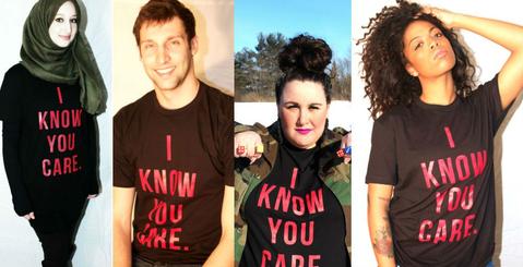 Ready to Stare & GLOSSRAGS Collaborate to Release "I Know You Care" Tees
