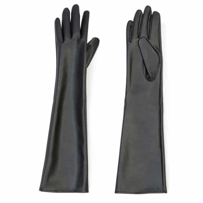 Plus size leather gloves halloween gloves for large arms