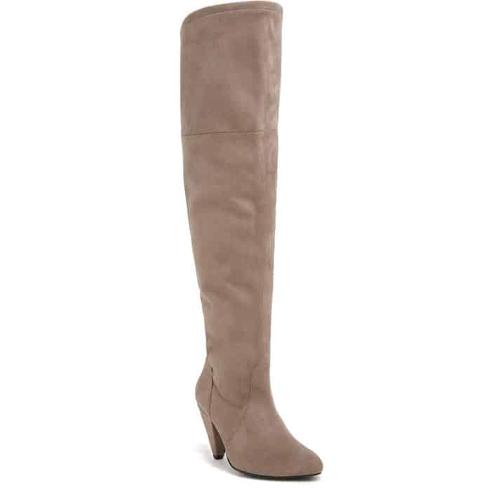 Plus size thigh high boots wide calf boots