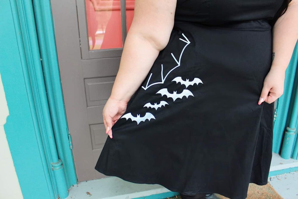 Plus Size Bat Goth Dress