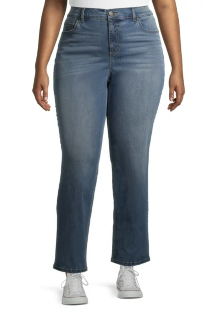 plus size high waisted jeans