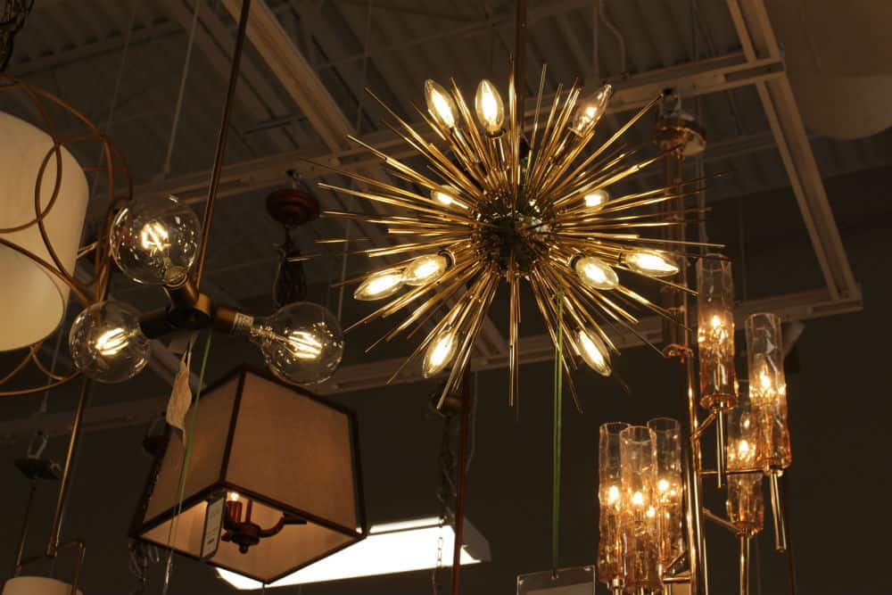 Modern Starbust chandelier lighting fixture - Homesense Westlake