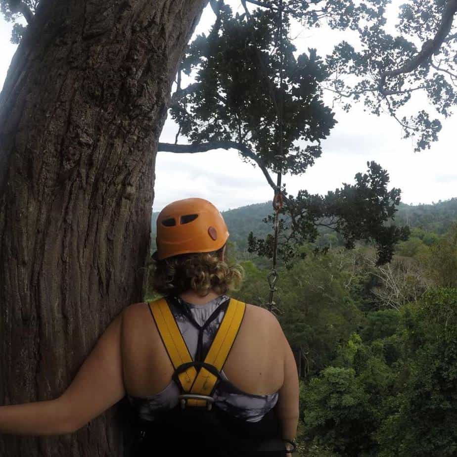 Zip Line While Fat in Thailand
