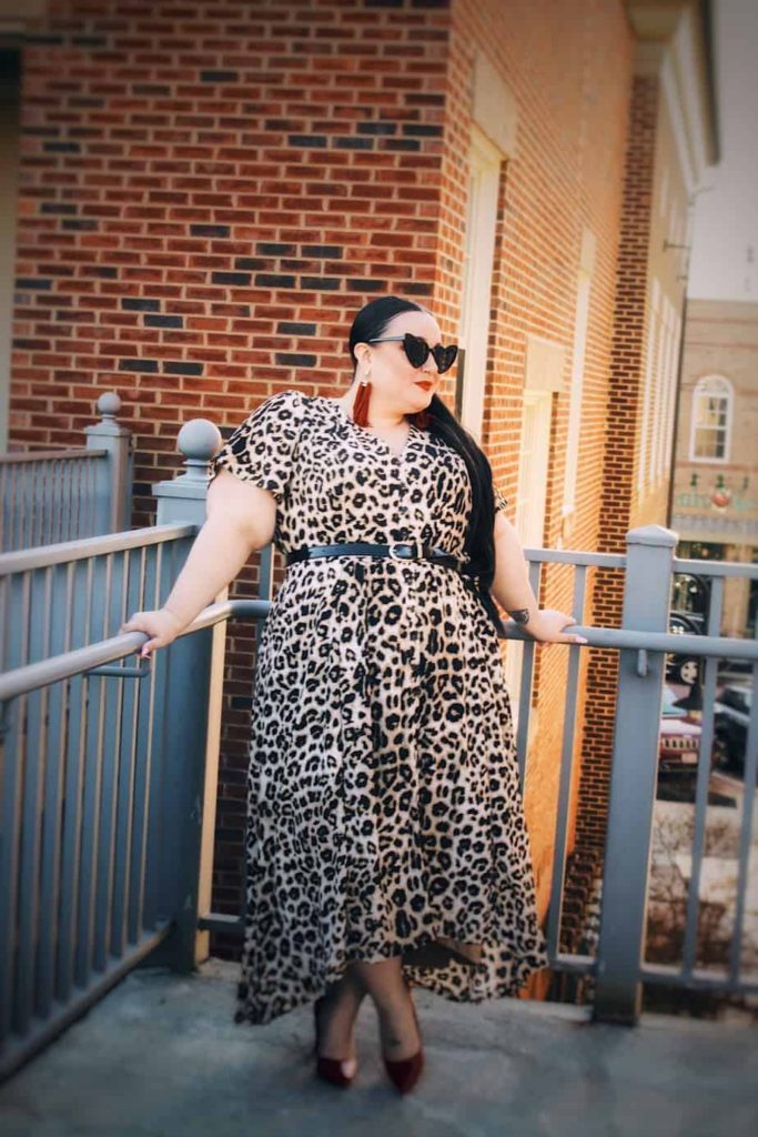 Plus Size Leopard Print Dress - Beauticurve X Lane Bryant