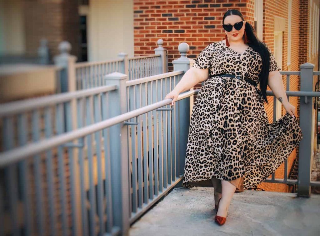 Lane Bryant Plus Size Leopard Print Dress