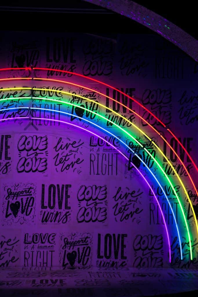 Pride Month Neon Love is Love