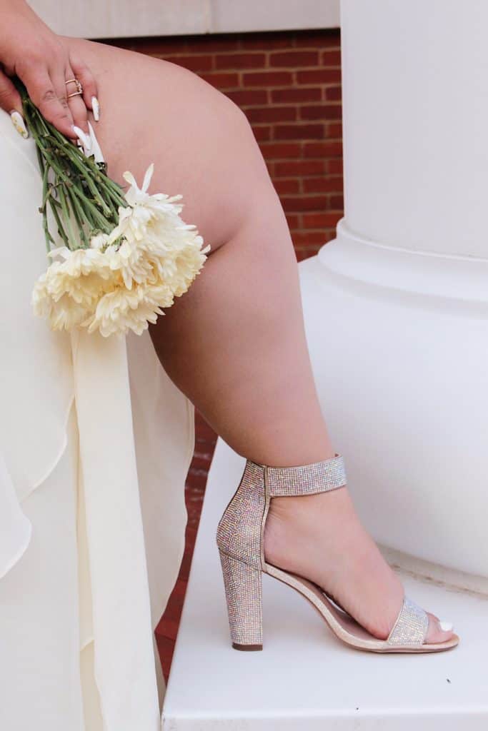 Plus size wedding shoes - David's Bridal