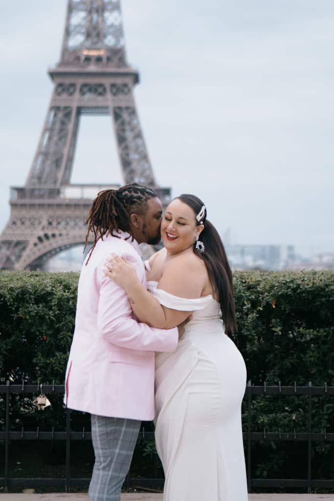 Honeymoon in Paris - interracial LGBTQ couple