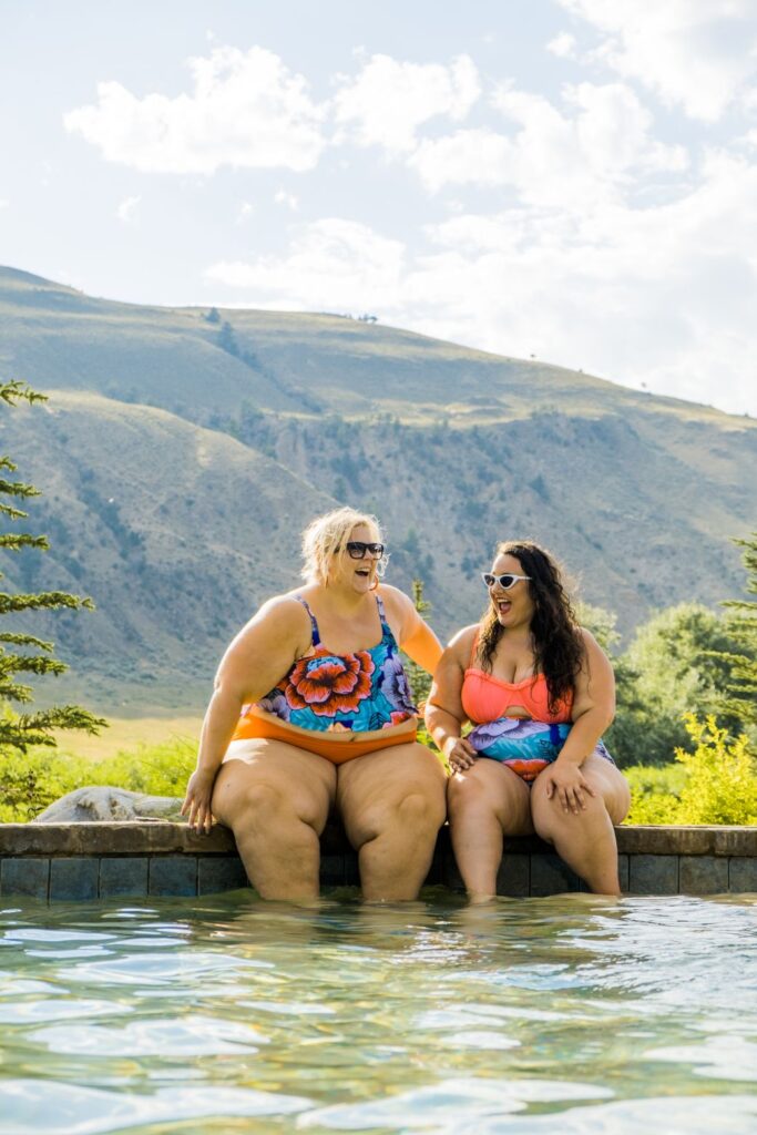 Fat Girls Traveling - Plus Size Swimsuit - Plus Size bikini - Yellowstone Hot Springs