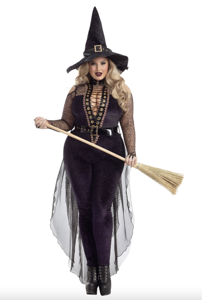 plus size witch costume