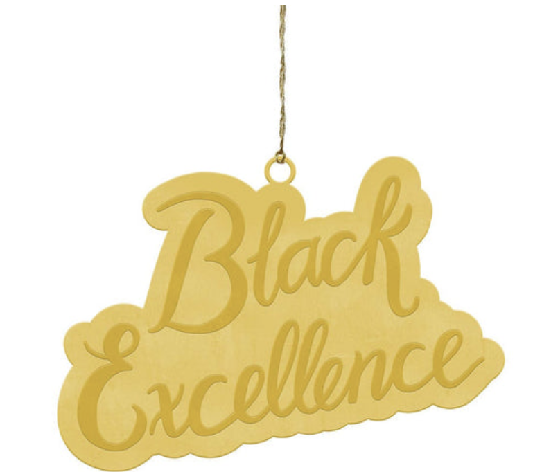 Black Owned Business Gift Guide - Black Excellence Ornament