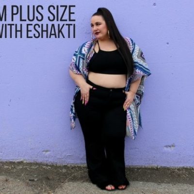 The Petite Plus Solution Custom Plus Size Jeans with eShakti