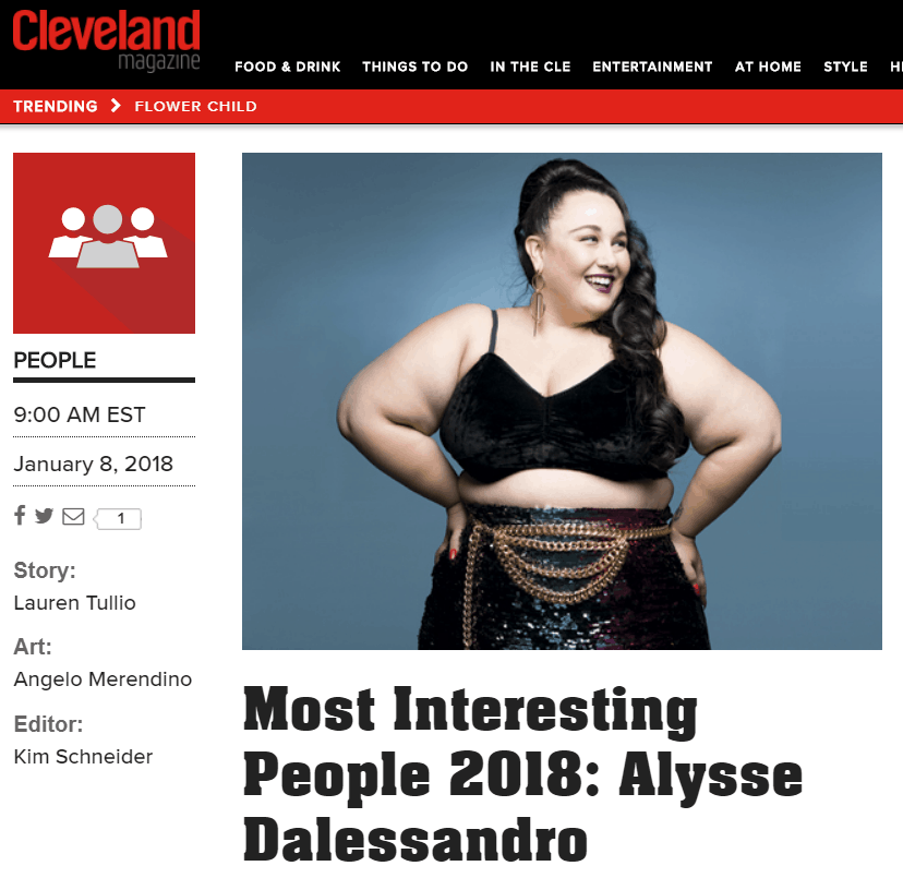 Cleveland Ohio Most Interesting People Alysse Delessandro
