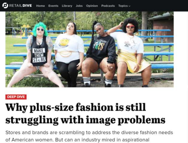 plus size struggle image problems fashion